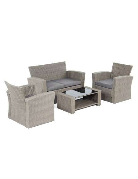 Praktyczny zestaw mebli ogrodowych MALTA Meven, 4 elementy - Meven komplety mebli Praktyczny zestaw mebli ogrodowych MALTA Meven, 4 elementy 5905842513914