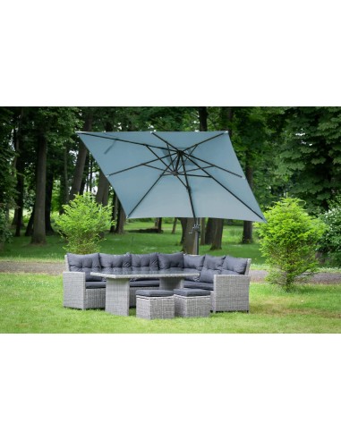 Funkcjonalny parasol ogrodowy z wysięgnikiem bocznym PLATINUM MEVEN 250x250 cm 5902490786639 2