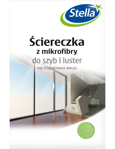 Polerująca ściereczka z mikrofibry do szyb i luster Stella 30cm x 40cm 5903936005710 2