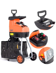Frezowy rozdrabniacz elektryczny do gałęzi TOP CUT TC-RE2800-BAG 5905842513433
