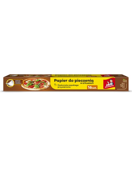 Papier do wypieków w arkuszach 16 sztuk Jan Niezbędny - Strona główna Papier do wypieków w arkuszach 16 sztuk Jan Niezbędny 5900536282442