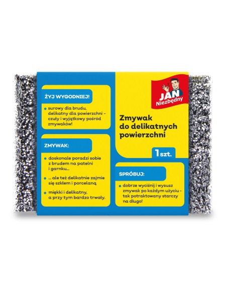 Zmywak do delikatnych powierzchni i teflonu Jan Niezbędny 5900536233062 2