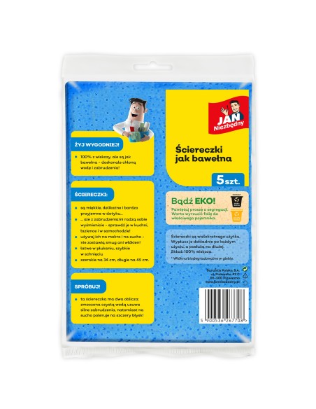 Bawełniane ściereczki Jan Niezbędny 5 szt. 5900536267708