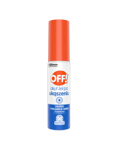 Duży zestaw środków przeciwko komarom OFF! Spray na komary 3x100ml + Żel na ukąszenia Akut 25ml 5905718981083 11