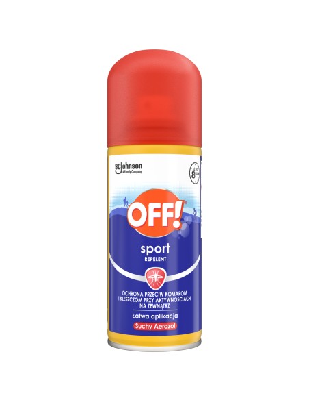 Lekki suchy aerozol odstraszający komary i kleszcze OFF! Sport 100ml 5000204093650 2