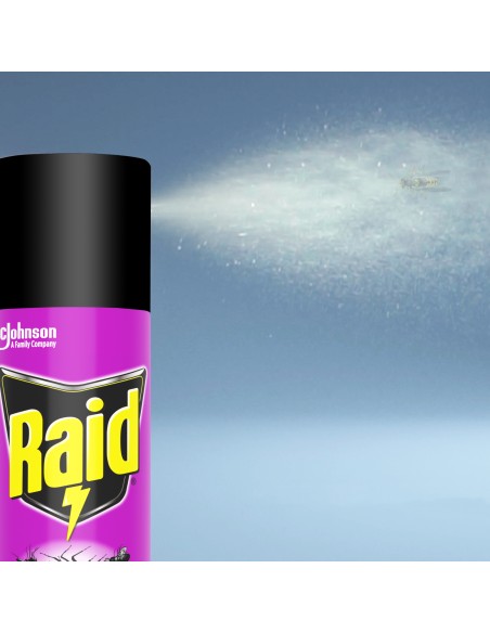 Skuteczny aerozol na owady biegające i latające Raid 400ml 5000204203035 4