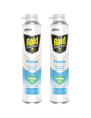 Praktyczny aerozol zamrażający owady biegające Raid Essentials Freeze Spray 2x350ml 5000204244281