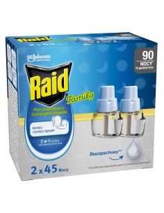Wydajny zestaw zapasów do elektrofumigatora dla całej rodziny Raid Family 2x2 szt. 5905718981205 2