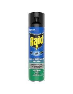 Zapachowy aerozol przeciw owadom latającym, muchom, komarom, osom Raid 2 x 400ml 5000204876192 2