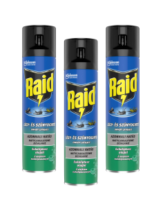 Eukaliptusowy aerozol przeciw muchom, komarom, osom, owadom latającym Raid 3 x 400ml 5000204876192