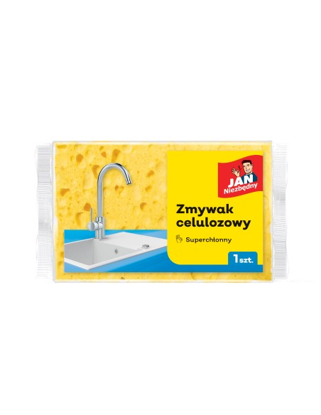 Celulozowy zmywak uniwersalny superchłonny 1szt Jan Niezbędny - Gąbki, zmywaki i druciaki Celulozowy zmywak uniwersalny superchłonny 1szt Jan Niezbędny 5900536230429 3