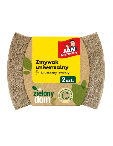 Zmywaki uniwersalne 2szt Jan Niezbędny Zielony Dom 5900536336442 2