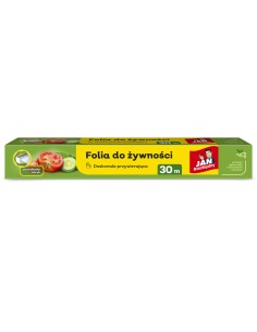 Folia z plastikowym nożykiem do żywności 30m Jan Niezbędny 5900536101156