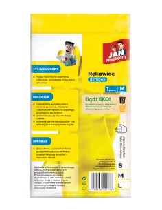 Rękawice domowe wyściełane bawełną M Jan Niezbędny 5900536222936 2