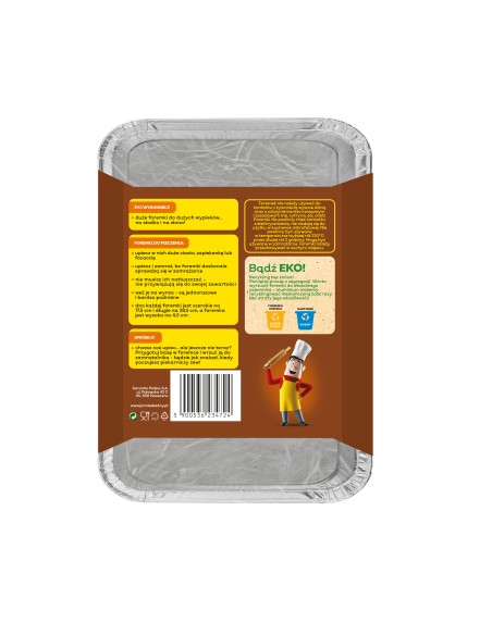 Aluminiowe foremki do mrożenia i pieczenia 3szt Jan Niezbędny - Strona główna Aluminiowe foremki do mrożenia i pieczenia 3szt Jan Niezbędny 5900536234724 2