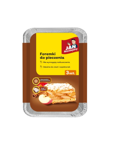 Aluminiowe foremki do mrożenia i pieczenia 3szt Jan Niezbędny - Strona główna Aluminiowe foremki do mrożenia i pieczenia 3szt Jan Niezbędny 5900536234724