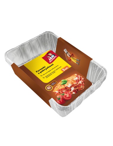 Foremki aluminiowe do pieczenia i mrożenia 3szt Jan Niezbędny 5900536234731 4
