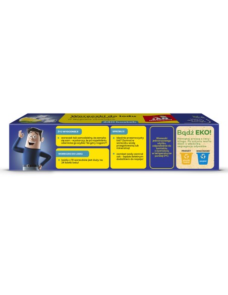 Worki do lodu samozamykające 240 kostek 10szt Jan Niezbędny 5900536230108 2