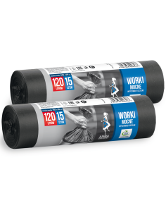 Solidne worki na śmieci Anna Zaradna 120L 2 x 15 szt. 5903936006533