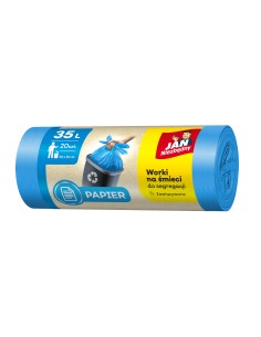 Niebieskie worki na śmieci Jan Niezbędny 35L 20 szt. 5900536282510