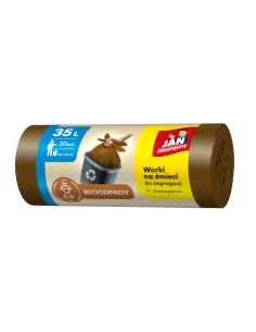 BIO worki na śmieci Jan Niezbędny 35L 20 szt. 5900536282541