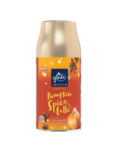 Jesienny zapas do automatycznego odświeżacza powietrza Glade Pumpkin Spice Latte 269 ml 5000204361612 2