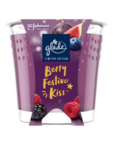 Jagodowa świeca zapachowa Glade Berry Festive Kiss 112 g 5000204362961 2