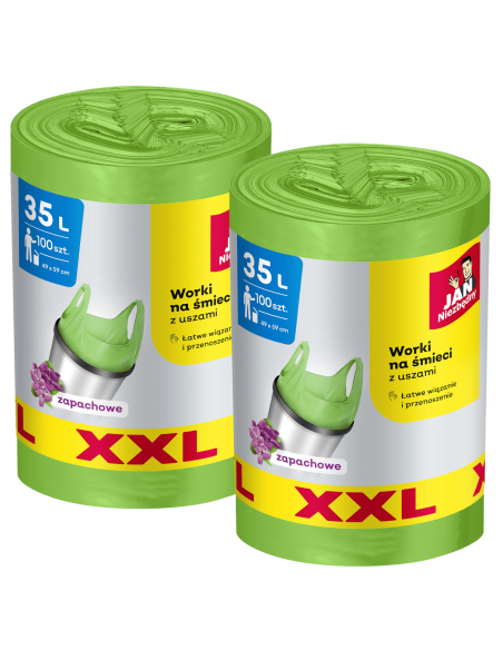 Pachnące worki na śmieci Jan Niezbędny 35L 2 x 100 szt. 5900536328058