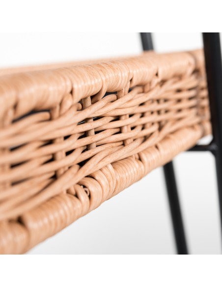 Mobilny barek ogrodowy z technorattanu Teon Meven 44 x 44 x 75 cm 5902490786325 7