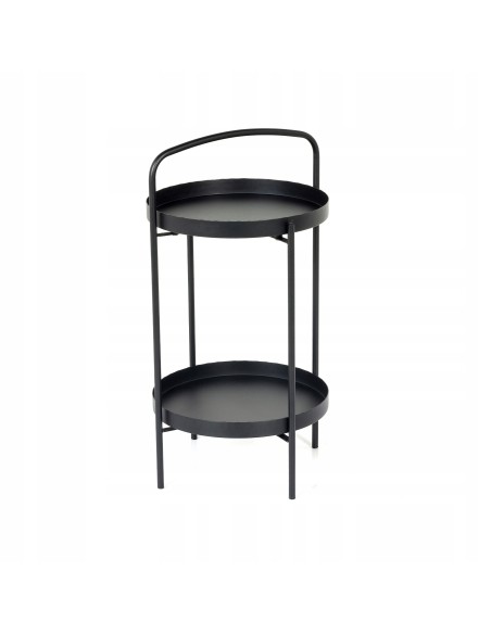 Metalowy stolik kawowy na balkon, do ogrodu Doppio Meven 40 x 40 x 70 cm - Meble ogrodowe Metalowy stolik kawowy na balkon, do ogrodu Doppio Meven 40 x 40 x 70 cm 5900607535774