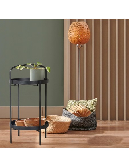 Metalowy stolik kawowy na balkon, do ogrodu Doppio Meven 40 x 40 x 70 cm - Meble ogrodowe Metalowy stolik kawowy na balkon, do ogrodu Doppio Meven 40 x 40 x 70 cm 5900607535774 2