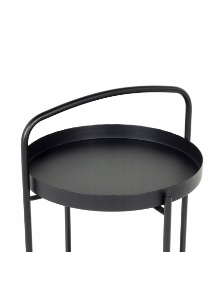 Metalowy stolik kawowy na balkon, do ogrodu Doppio Meven 40 x 40 x 70 cm - Meble ogrodowe Metalowy stolik kawowy na balkon, do ogrodu Doppio Meven 40 x 40 x 70 cm 5900607535774 4