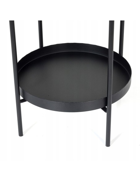 Metalowy stolik kawowy na balkon, do ogrodu Doppio Meven 40 x 40 x 70 cm - Meble ogrodowe Metalowy stolik kawowy na balkon, do ogrodu Doppio Meven 40 x 40 x 70 cm 5900607535774 5