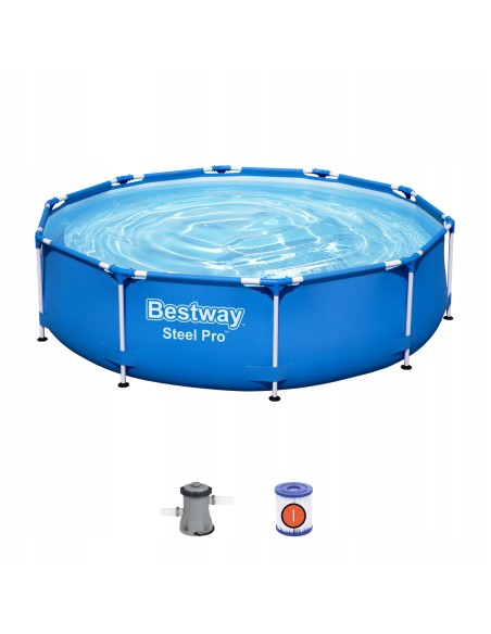 Ogrodowy basen stelażowy Steel Pro Bestway 305 x 76 cm - Baseny na stelażu Ogrodowy basen stelażowy Steel Pro Bestway 305 x 76 cm 6942138972429