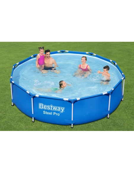 Ogrodowy basen stelażowy Steel Pro Bestway 305 x 76 cm - Baseny na stelażu Ogrodowy basen stelażowy Steel Pro Bestway 305 x 76 cm 6942138972429 4