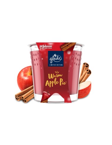 Cynamonowa świeca zapachowa Glade Warm Apple Pie 112 g 5000204362930