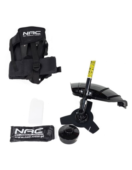 Kosa spalinowa NAC BP620-38KA-T + Olej do mieszanki paliwowej 0,1L + Smar do przekładni 5902067851845 8