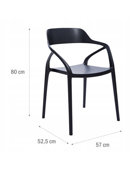 4XKRZESŁO SKANDYNAWSKIE NOWOCZESNE COMODO 5902490787346 7