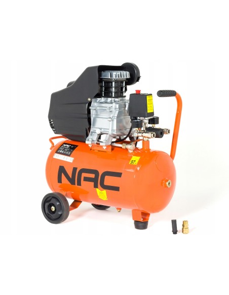 Kompresor olejowy NAC OLC-24-15-K-OW 1500W + Olej do sprężarek NAC LDAA-100 0,6L 5900607534555 2