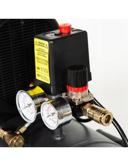 Kompresor olejowy NAC OL-L-50-1.5-IN + Olej do sprężarek NAC LDAA-100 0,6L - Sprężarki i kompresory Kompresor olejowy NAC OL-L-50-1.5-IN  + Olej do sprężarek NAC LDAA-100 0,6L 5902490787759 8