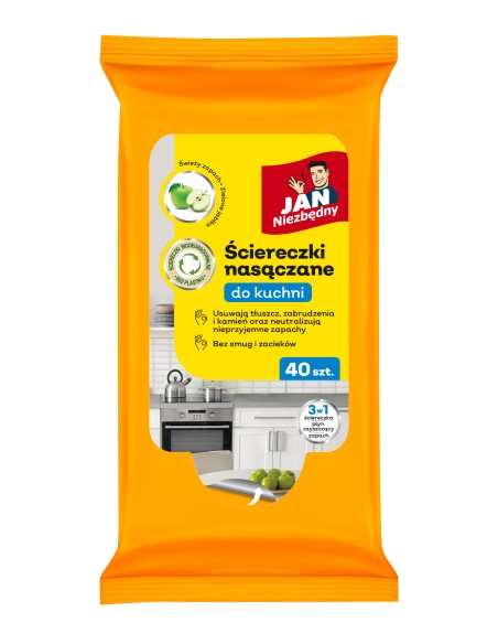 2x Folia aluminiowa 20 m + Ściereczki nasączane do kuchni + Papier do pieczenia 8 m Jan Niezbędny - Ścierki i ściereczki 2x Folia aluminiowa 20 m + Ściereczki nasączane do kuchni + Papier do pieczenia 8 m Jan Niezbędny 5900536232584 11