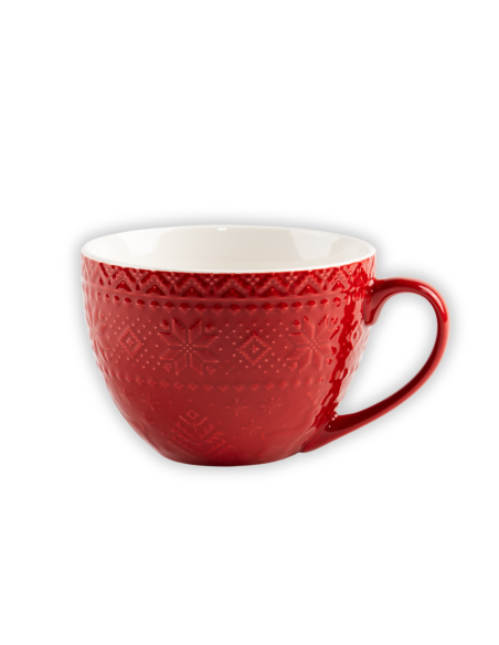 Świąteczny zestaw 4 porcelanowych kubków w opakowaniu prezentowym 530 ml - Kubki i filiżanki Świąteczny zestaw 4 porcelanowych kubków w opakowaniu prezentowym 530 ml 5905842527126 4