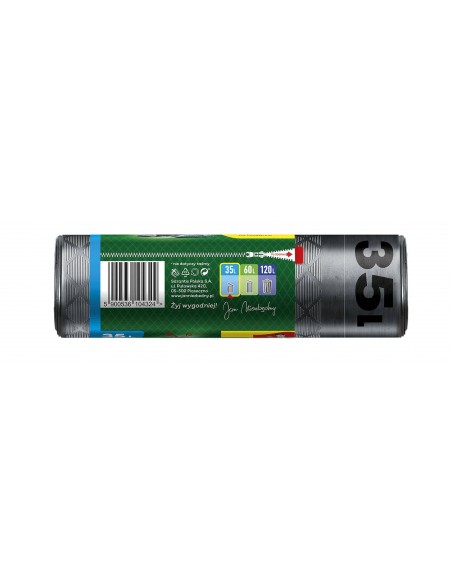 Zestaw worków na śmieci 35L z taśmą Jan Niezbędny Magnum Flex & Strong 72 szt. 5900536104324 5