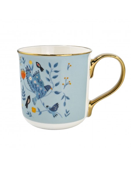 Zestaw 2x kubek porcelanowy ze złotym uchem z opakowaniu prezentowym 550 ml 5905842527164 9