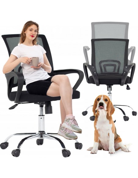 Wygodny fotel obrotowy Meven 5902490784086