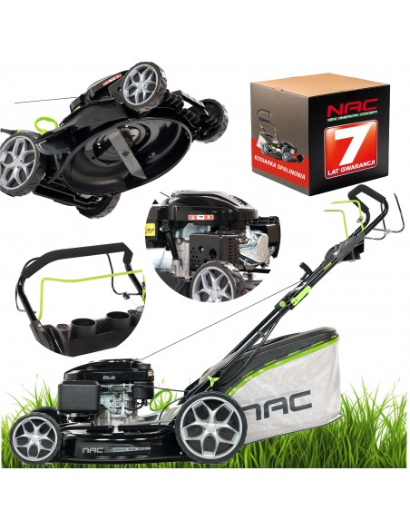 Kosiarka spalinowa z silnikiem Loncin NAC LS56-196L-HSDS-JR2 56 cm 196 cm3 - Kosiarki spalinowe Kosiarka spalinowa z silnikiem Loncin NAC LS56-196L-HSDS-JR2 56 cm 196 cm3 5905842525511