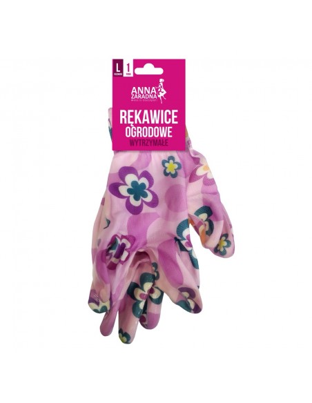 Damskie rękawice ogrodowe, mix wzorów Anna Zaradna rozmiar L - Akcesoria ogrodowe Damskie rękawice ogrodowe, mix wzorów Anna Zaradna rozmiar L 5903936041541 2