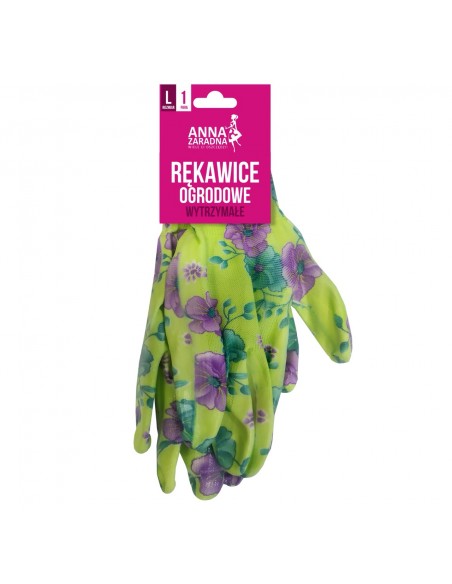 Damskie rękawice ogrodowe, mix wzorów Anna Zaradna rozmiar L - Akcesoria ogrodowe Damskie rękawice ogrodowe, mix wzorów Anna Zaradna rozmiar L 5903936041541 5