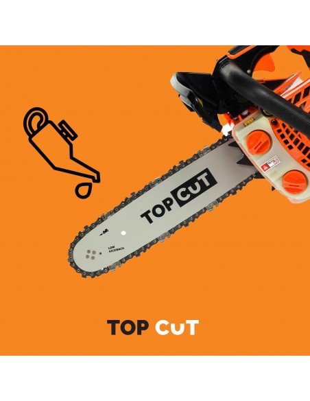 Mocna piła łańcuchowa spalinowa TOP CUT TC-CST25-25-01AC-V 5905842510876 3