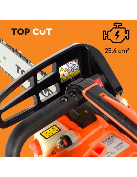 Mocna piła łańcuchowa spalinowa TOP CUT TC-CST25-25-01AC-V 5905842510876 7